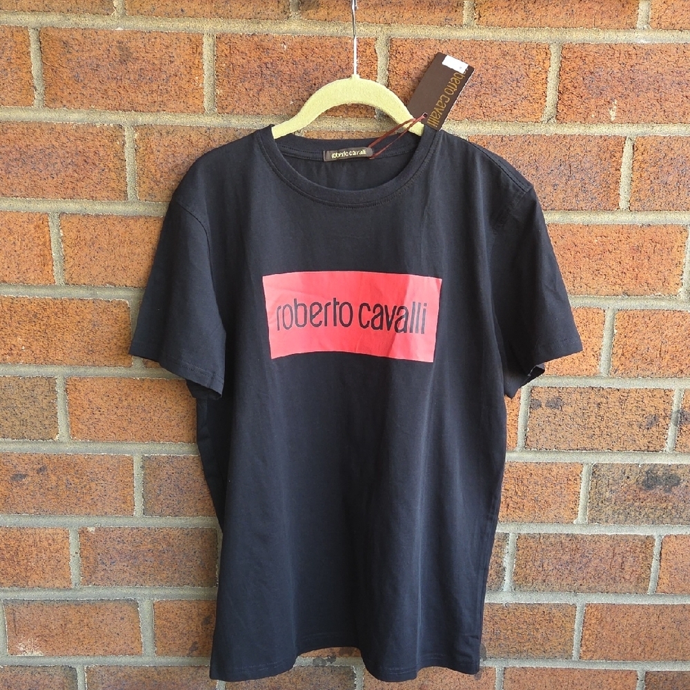 Roberto Cavalli Black Short Sleeve Tee - Picture 4 of 9